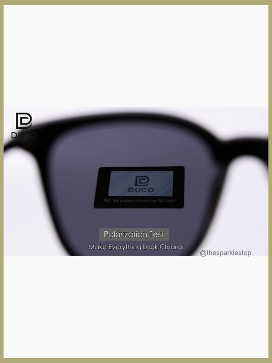 Oversized Polarized Sunglasses, Retro Square Light Weight UV400 Sun Glasses main image 4
